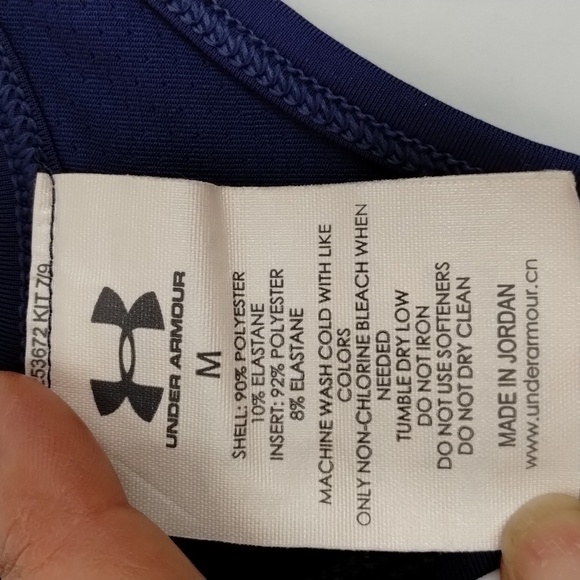 Under Armour Razorback Blueish Purple Size Medium Tank - Picture 7 of 9